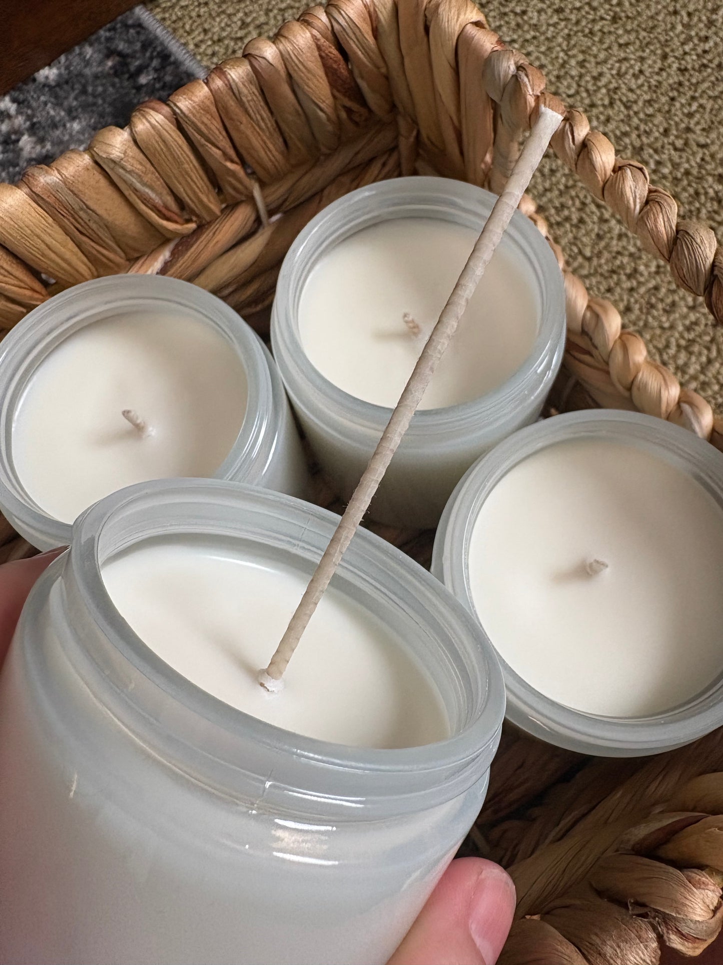 Milk soy coconut candle