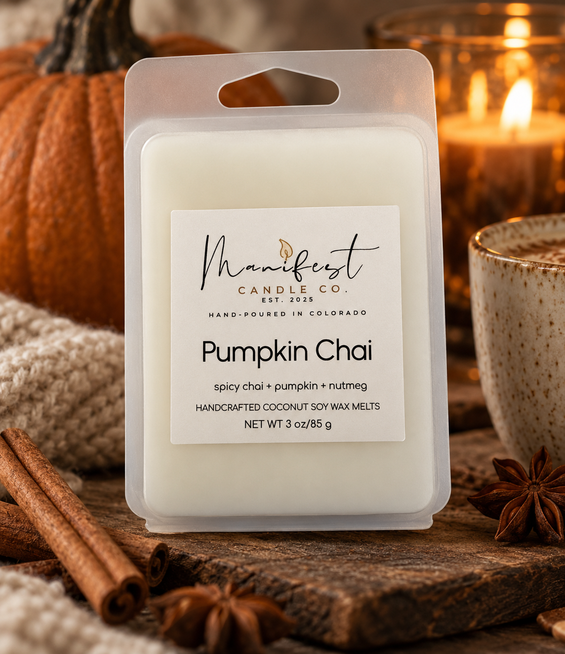 Pumpkin Chai wax melt
