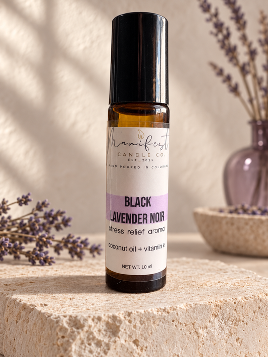 Black Lavender aroma oil roller